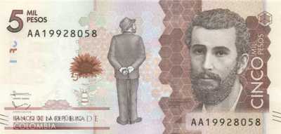 Colombia - 5.000  Pesos (#459a_UNC)