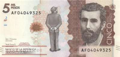Colombia - 5.000  Pesos (#459d_UNC)
