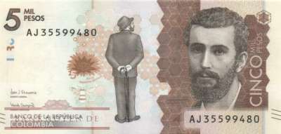 Colombia - 5.000  Pesos (#459f_UNC)
