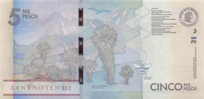 Kolumbien - 5.000  Pesos (#459i_UNC)
