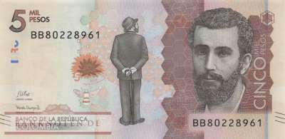 Kolumbien - 5.000  Pesos (#459i_UNC)