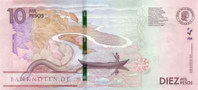 Colombia - 10.000  Pesos (#460a_UNC)