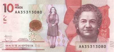 Colombia - 10.000  Pesos (#460a_UNC)