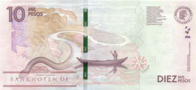 Colombia - 10.000  Pesos (#460f_UNC)