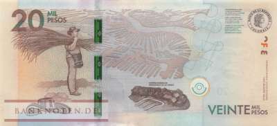 Colombia - 20.000  Pesos (#461h_UNC)