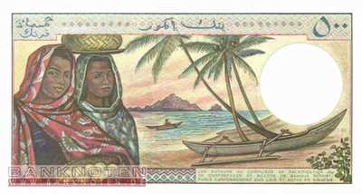 Comoros - 500  Francs (#010a-U2_UNC)