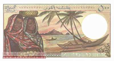 Comoros - 500  Francs (#010b-U1_UNC)