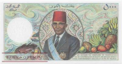 Comoros - 5.000  Francs (#012b_UNC)