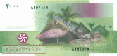 Comoros - 2.000  Francs (#017a_UNC)
