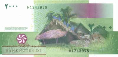 Komoren - 2.000  Francs (#017c_UNC)