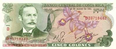 Costa Rica - 5  Colones (#236d-8103_UNC)