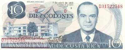 Costa Rica - 10  Colones (#237b-83_UNC)