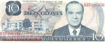 Costa Rica - 10  Colones (#237b-8510_UNC)