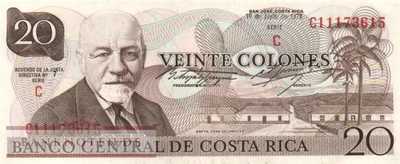 Costa Rica - 20  Colones (#238c-78_UNC)