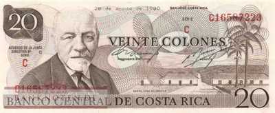 Costa Rica - 20  Colones (#238c-8008_UNC)