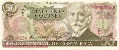 Costa Rica - 50  Colones (#253-87_UNC)