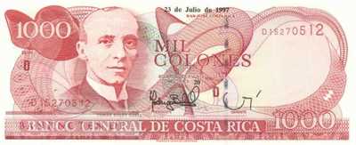 Costa Rica - 1.000  Colones (#264a_UNC)