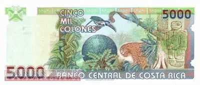 Costa Rica - 5.000  Colones (#268Aa_UNC)