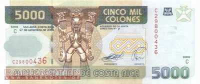 Costa Rica - 5.000  Colones (#268Aa_UNC)
