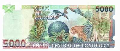 Costa Rica - 5.000  Colones (#268a_UNC)