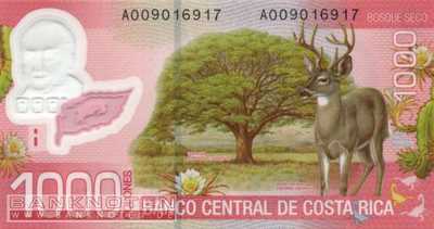 Costa Rica - 1.000  Colones - Plastic (#274a_UNC)