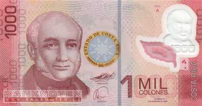 Costa Rica - 1.000  Colones - Polymer (#274a_UNC)