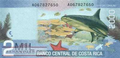Costa Rica - 2.000  Colones (#275c_UNC)