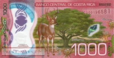 Costa Rica - 1.000  Colones (#280a_UNC)