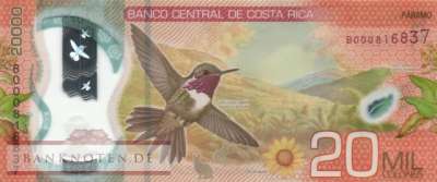 Costa Rica - 20.000  Colones (#284a_UNC)