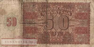 Croatia - 50  Kuna (#001a_VG)