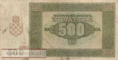Kroatien - 500  Kuna (#003_VG)