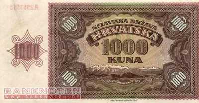 Kroatien - 1.000  Kuna (#004_AU)