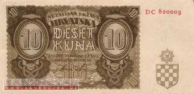 Croatia - 10  Kuna (#005b_AU)