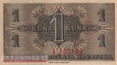 Kroatien - 1  Kuna (#007a_UNC)