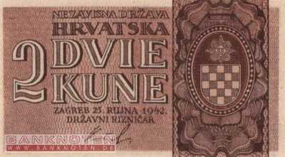 Croatia - 2  Kune (#008b_UNC)