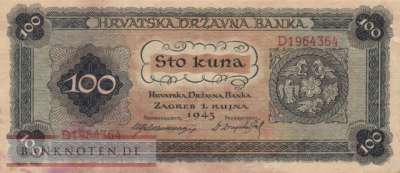 Kroatien - 100  Kuna (#011_VF)