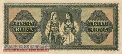 Croatia - 1.000  Kuna (#012a_UNC)