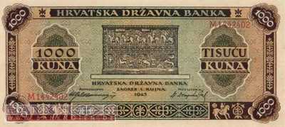 Croatia - 1.000  Kuna (#012a_UNC)
