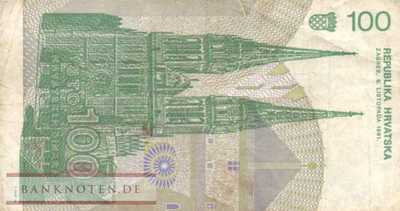 Kroatien - 100  Dinara (#020a_F)
