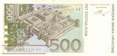 Croatia - 500  Kuna (#034a-1_UNC)