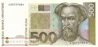 Croatia - 500  Kuna (#034a-1_UNC)