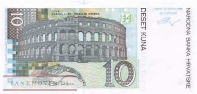 Croatia - 10  Kuna (#036a_UNC)