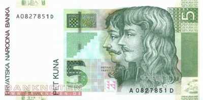 Kroatien - 5  Kuna (#037_UNC)