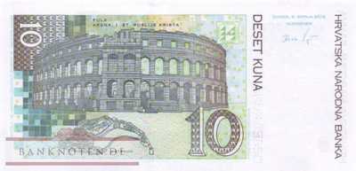 Croatia - 10  Kuna (#038b_UNC)