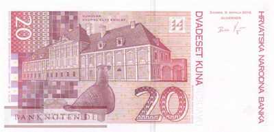 Kroatien - 20  Kuna (#039b_UNC)