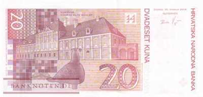 Kroatien - 20  Kuna (#044_UNC)