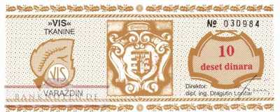 Kroatien - 10  Dinara-Gutschein (#997a_UNC)