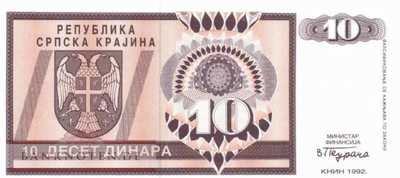 Croatia - 10  Dinara (#R001a_UNC)