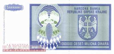 Croatia - 10 Million Dinara (#R012a_UNC)
