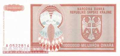 Croatia - 1 Billion Dinara (#R017a_UNC)